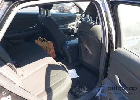 2023 Hyundai Elantra Hybrid Blue from USA, damaged, VIN KMHLM4AJ2PU044547